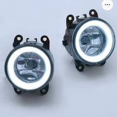 【新品‼️】LED ファイバー イカリング フォグランプ ガラス...