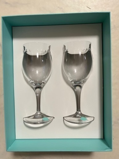 ティファニーワイングラスセット　新品