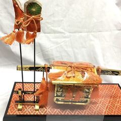 未開封 美品 雛人形 お駕籠 御駕籠 金 ひな人形