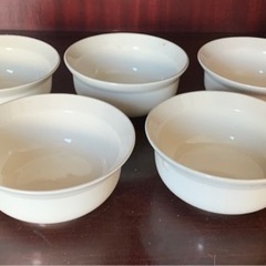 シンプルな白い小鉢　5個セット  