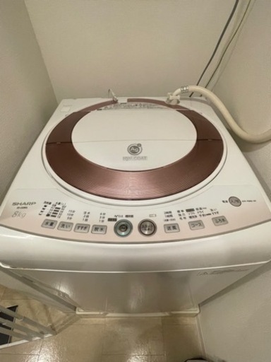シャープ洗濯機　SHARP 2014年製造　ES-GE80L