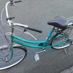 手渡しのみ、10,400円、ステンレス仕様の26インチママチャリ中古自転車