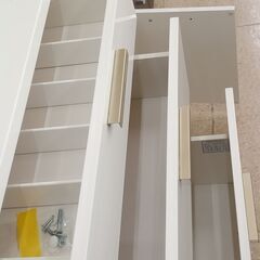 ☆ジモティ割あり☆ レンジボード 白 H190×D43×W100 クリーニング済み 