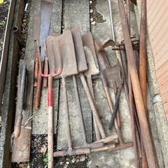 お取り置きのお品です。農作業　レトロな耕具 農作業道具 レトロ