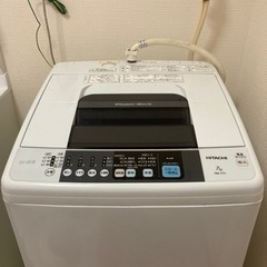 日立　全自動洗濯機　風邪乾燥付き　NW-7TY