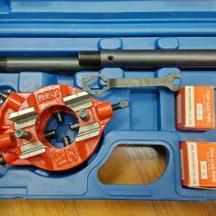 ☆セット販売☆脚付パイプバイス＜VL-NO.0＞【MCC】／２Rベビーリード型パイプねじ切り【REX】