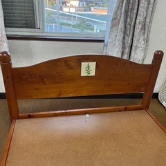 シングルベッド　フレーム　木製　