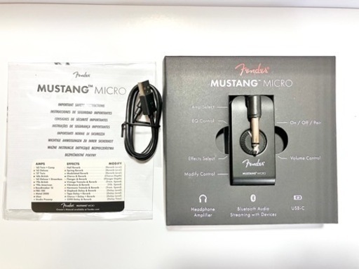 フェンダー ムスタングマイクロ Fender Mustang Micro 美品 - その他 