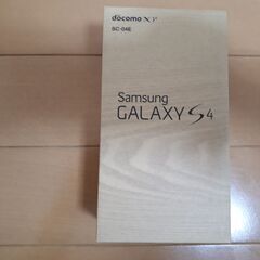 Samsung Galaxy S4 空箱 docomo SC-04E
