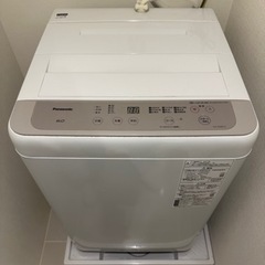 洗濯機　Panasonic NA-F60B14