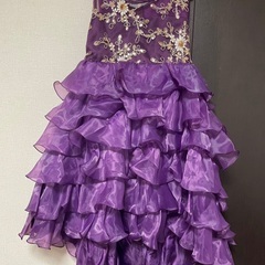 ドレス　紫　130