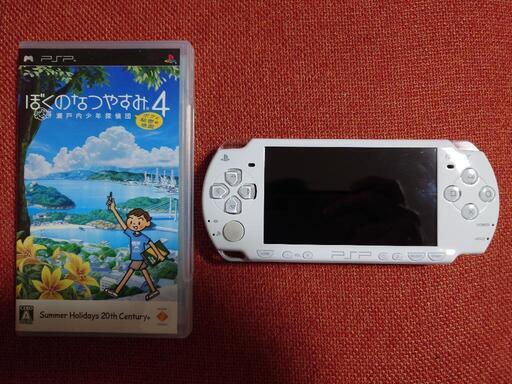 ランキング上位のプレゼント PSP-2000 本体（箱なし）ソフト２本
