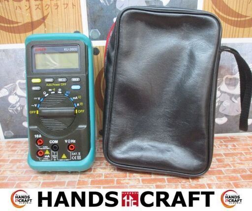 Kaise　KV-2600　マルチメーター　中古品　ケース付き　現状品　【ハンズクラフト宜野湾店】