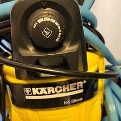 洗車機 ケルヒャー k4 サイレント 美品 3回使用 配管掃除用ワイヤー