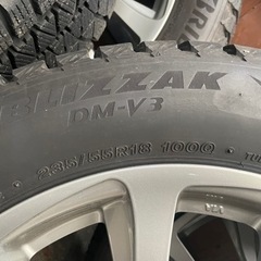 ハリアー　ブリジストン  スタットレス ホイール付き