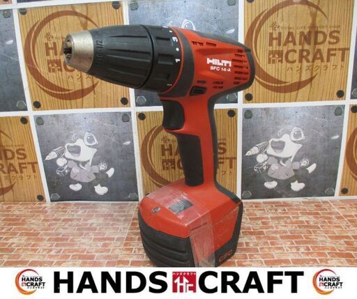 ヒルティ　HILTI　SFC14-A　ドライバドリル　バッテリ14.4V一個付き　※充電器無※　中古品　【ハンズクラフト宜野湾店】