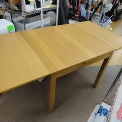 IKEA 伸長式ダイニングテーブル オーク材 BJURSTA ビュースタ 幅90
