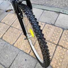 🥇🥇　ＭＴＢ　２６インチ　3x6変速　黒　雨カバー　付き　配達可能