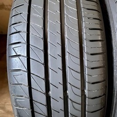 ダンロップ LE MANS V 225/55R17 101W Extra load 中古タイヤ×4本セット