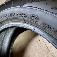 ダンロップ LE MANS V 225/55R17 101W Extra load 中古タイヤ×4本セット