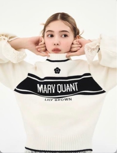【LILY BROWN×MARY QUANT】ジャガードニット