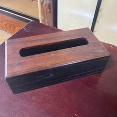 木製のティッシュケース