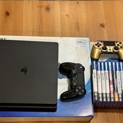 ps4 500GBとソフト10枚