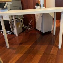 京都市内引取★IKEA リンモン オーロブ デスク 机 テーブル
