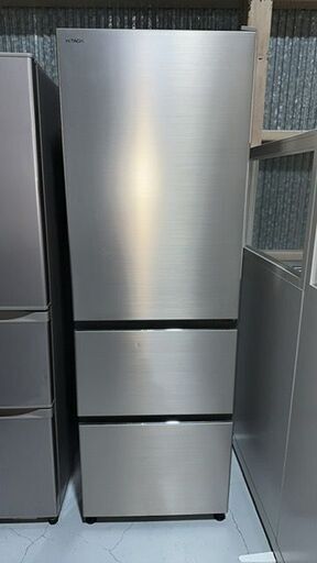 商談中 ヤフ ★日立★R-V38KV 自動製氷機 3D冷蔵庫 2020年 375L 真ん中野菜室 HITACHI キッチン 生活家電