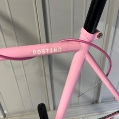 ピストバイク ピンク色