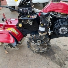 ヤンマー 歩行型トラクターYK300RKハンドル正逆回転、軽量家庭菜園