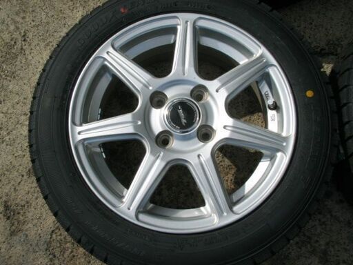 来店取替】155/65R14 新品スタッドレスタイヤ&アルミ付きセット 軽