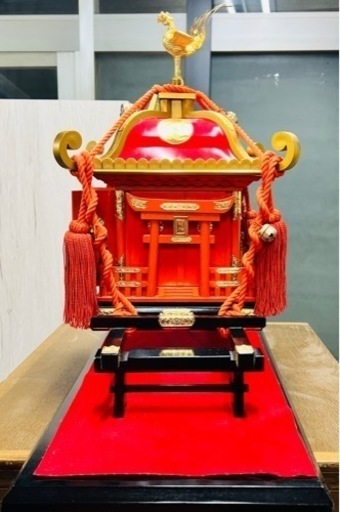 美術品】citizen シチズン 神輿型 置時計 動作品 神輿時計 装飾時計