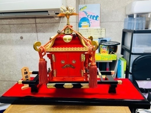 美術品】citizen シチズン 神輿型 置時計 動作品 神輿時計 装飾時計