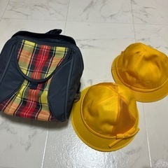 園児　リュックサック　黄色帽子