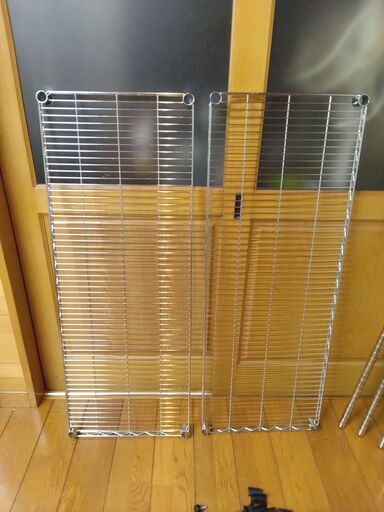 世田谷区近辺配送可能 美品 メタル製ラック・スチールラック セット