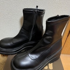 (値下げ)厚底ブーツ👢24センチ👢試し履きのみ👢