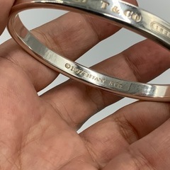 ティファニー　925 1837 バングル　32.8g
