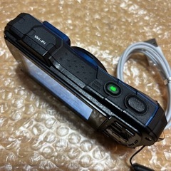 RICOH WG-40wブルー　美品　防水　防塵　デジタルカメラ　動作良好　No002