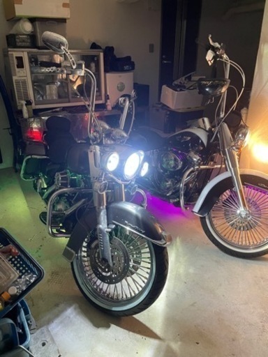 少し値下げしました！チョロスタイル完成！ハーレー　ロードキング　FLHR 最終キャブ　TC88 少し値下げしました！チョロスタイル完成！ハーレー ロードキング FLHR