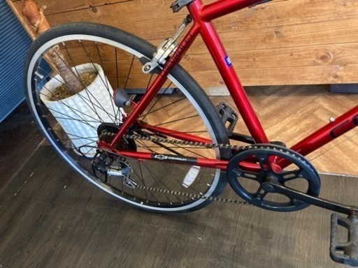 チェーン新品！シボレー アルミフレーム】6段変速 700×28c クロス