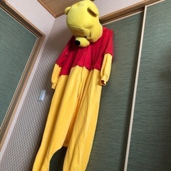 コスプレ　プーさん　つなぎパジャマ