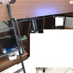 ベッド付学習机