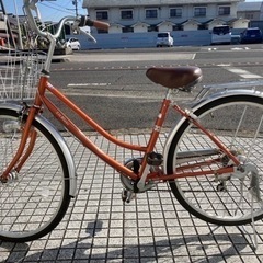 【26インチ自転車】6段変速　LEDオートライト付　美品❗️若林自転車　膳所店　SALE中❗️