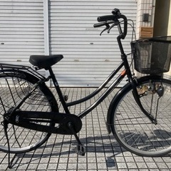 【ネット決済・配送可】【26インチ自転車】変速なし　状態良好車❗...