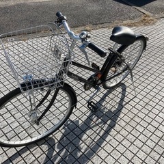 【26インチ自転車】6段変速　LEDオートライト付　前後ブリヂストン製新品タイヤ❗️カゴ新品❗️若林自転車　膳所店　SALE中❗️