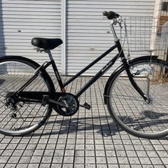 【ネット決済・配送可】【26インチ自転車】6段変速　LEDオート...