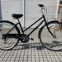 【26インチ自転車】6段変速　LEDオートライト付　前後ブリヂストン製新品タイヤ❗️カゴ新品❗️若林自転車　膳所店　SALE中❗️