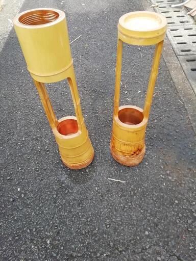 華道竹花入れ 完品 2個セット - その他 