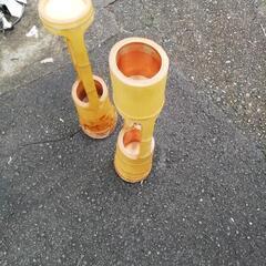 華道竹花入れ 完品 2個セット